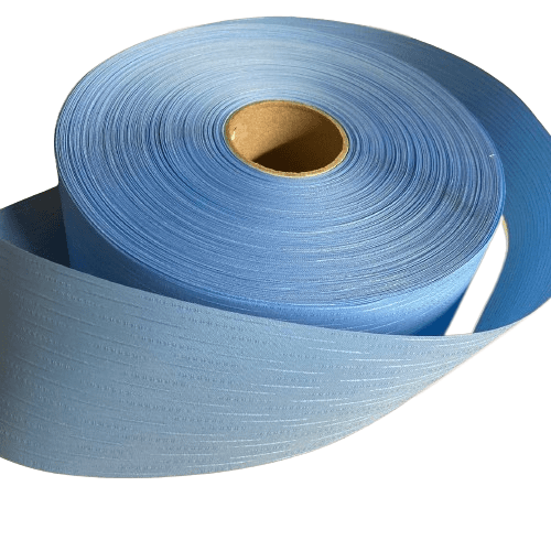 100m roll of Indi Blue 89mm/3.5'' vertical blind slat/louvre/vane fabric